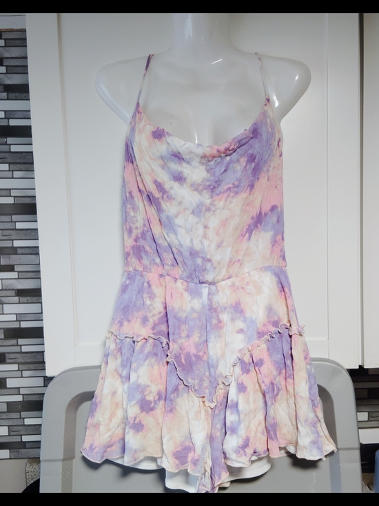 Peach Love California Pants - Peach Love Tie-Dye Romper Sz-S